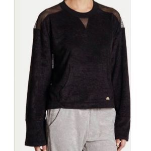 C&C CALIFORNIA MESH BACK TERRY CLOTH SWEATSHIRT